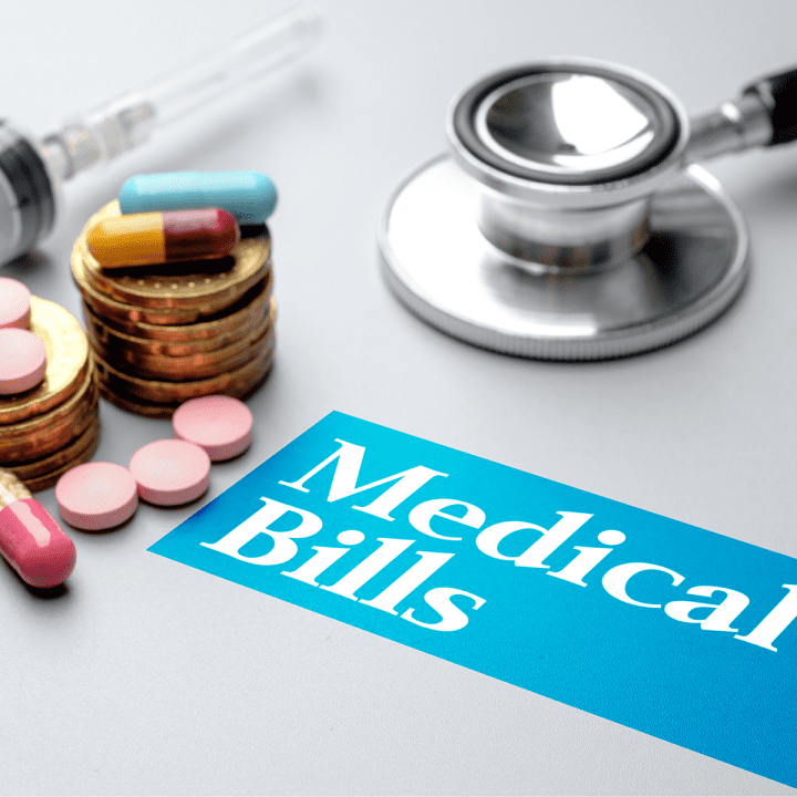 photo of medical bills