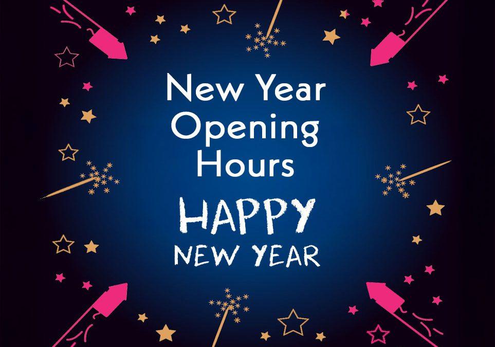 New Year Opening Hours